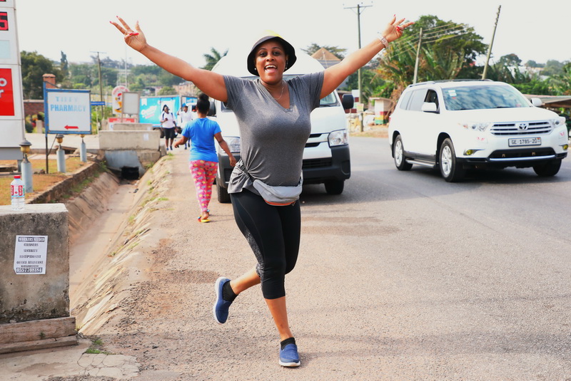 MTN organizes fitness walk for journalists