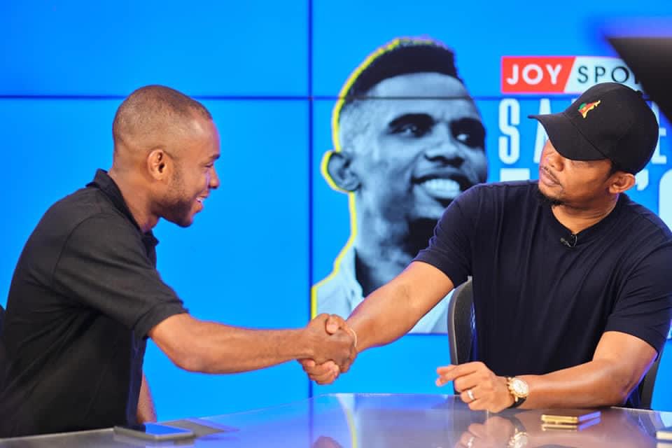 The best 21 photos from Samuel Eto’o’s interview on Joy