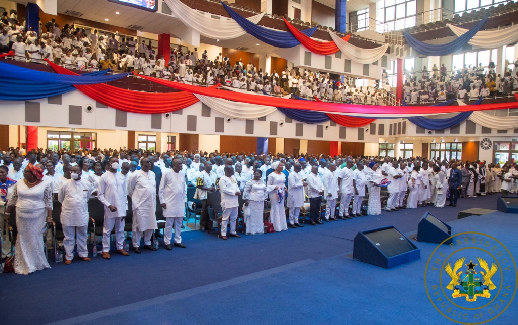 'You called the wrong person to speak' - Ghanaians hail priest at NPP’s thanksgiving service