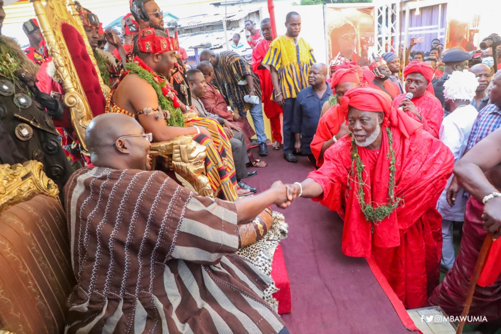 Ga Mashie celebrates Homowo: Pictures and videos of the colourful festival