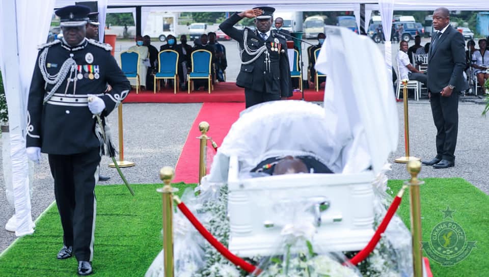 Former IGP Odartey Lamptey laid to rest