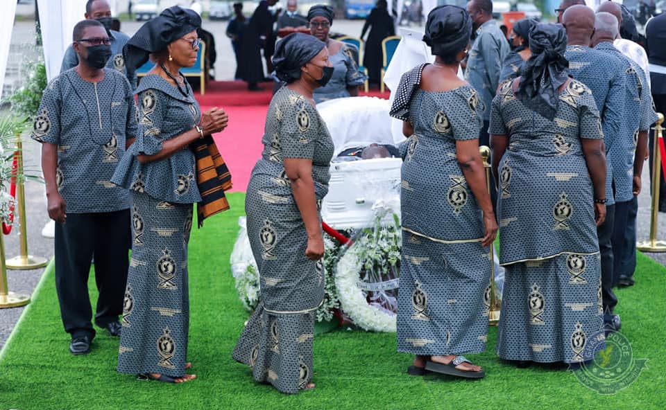 Former IGP Odartey Lamptey laid to rest