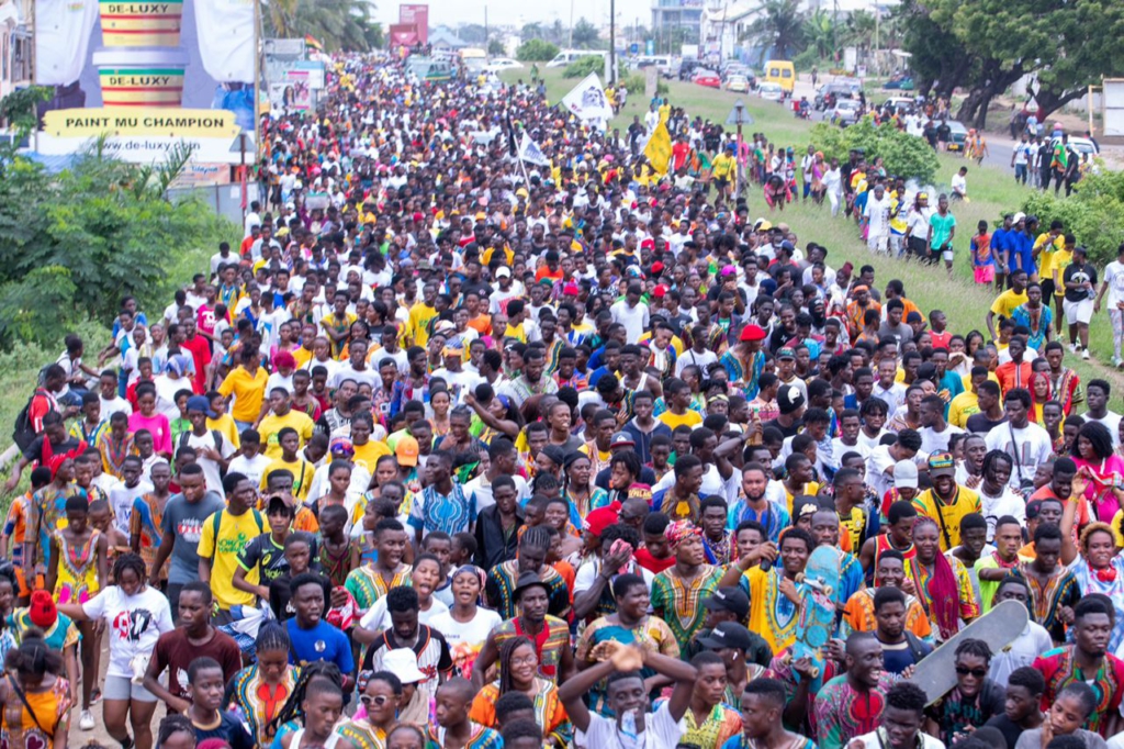 MJ the Comedian’s Dashiki Health Walk witnesses mass turnout 