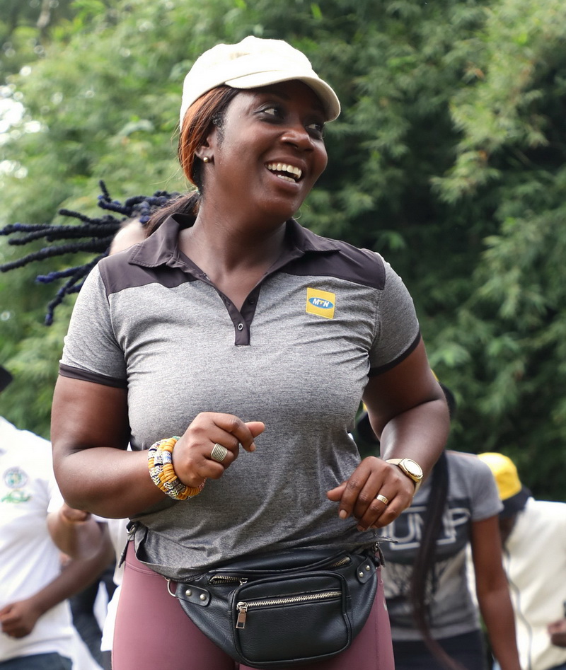 MTN organizes fitness walk for journalists