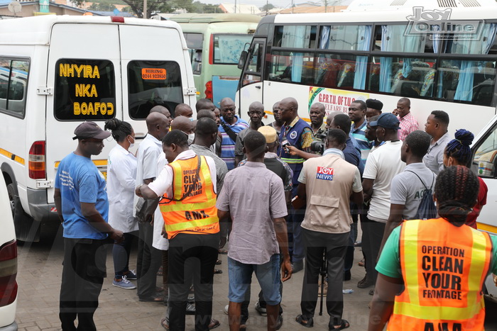 Joy Clean Ghana: AMA Environmental Health officers to drag Neoplan Station GPRTU to court for sanitation offences