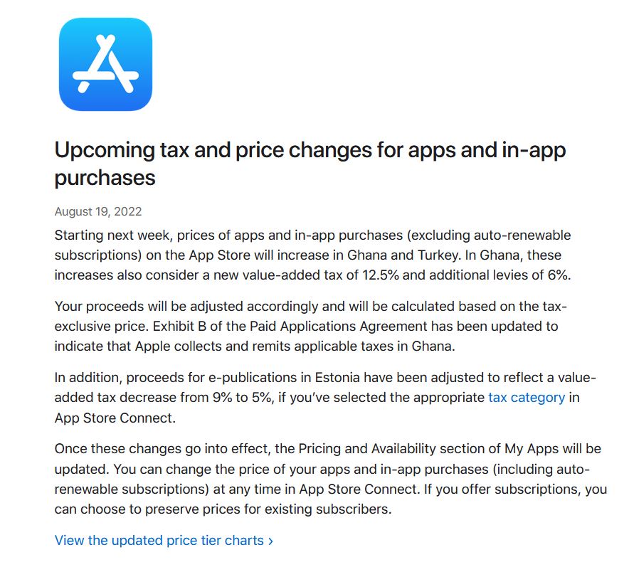Apple users in Ghana to pay more for apps starting this week Apple users in Ghana to pay more for apps starting this week
