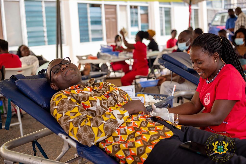 Information Ministry organises 2nd blood donation, health screening exercise