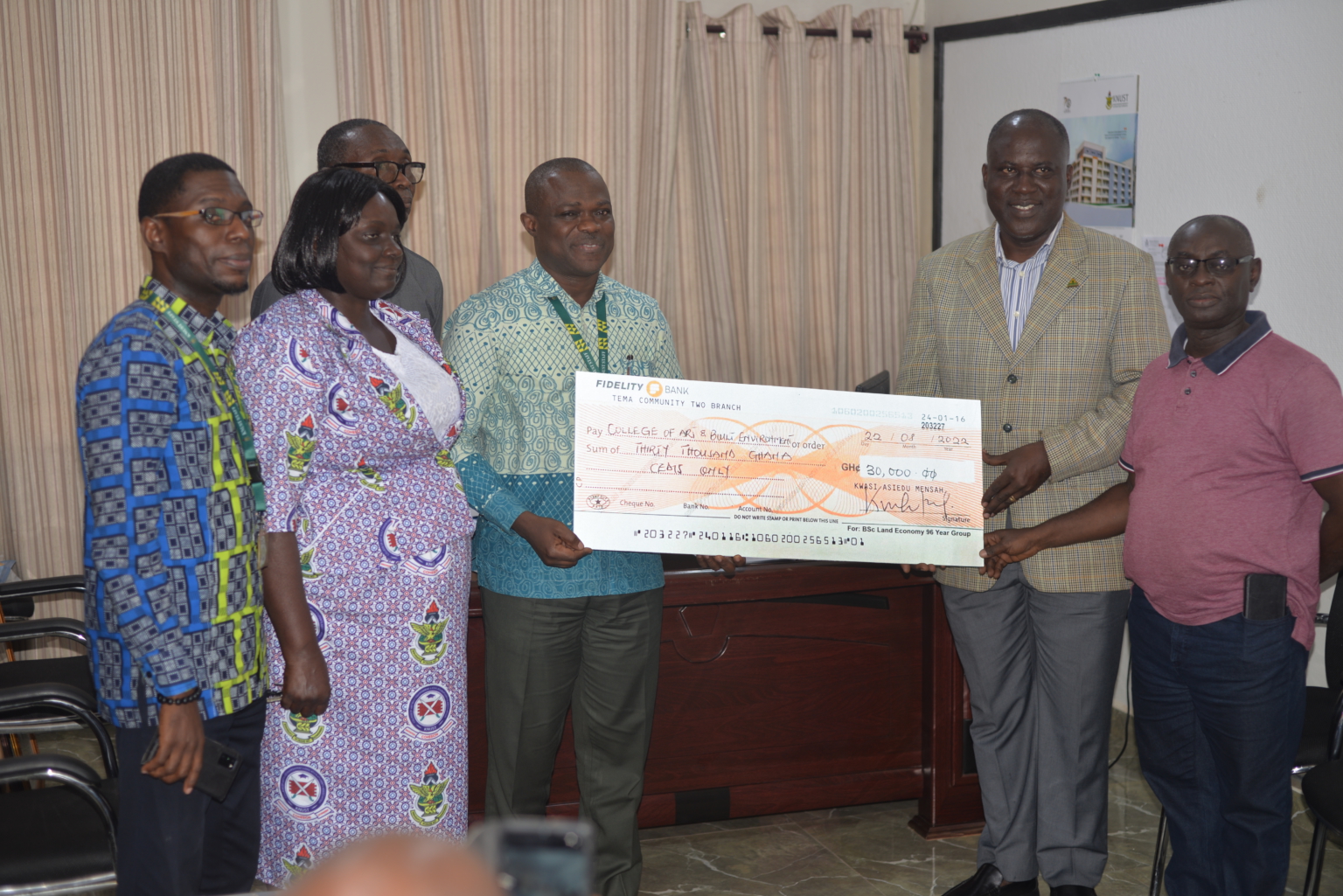 KNUST Land Economy 1996 year group intervenes in department’s power