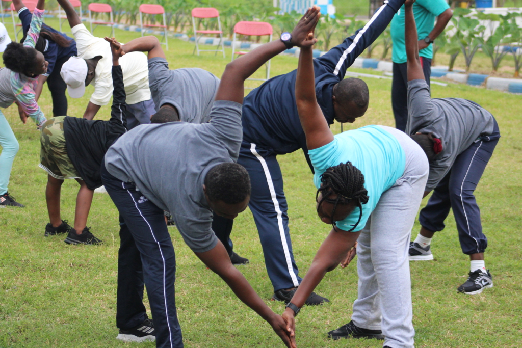 Research Staff Association promotes healthy body for research with health walks and aerobics