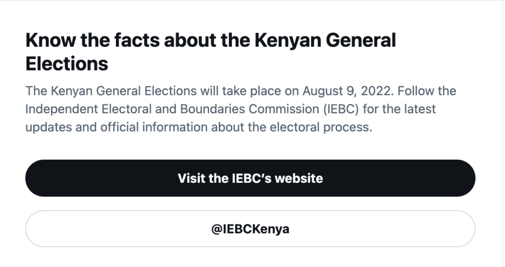2022 Kenyan general election is happening on Twitter￼