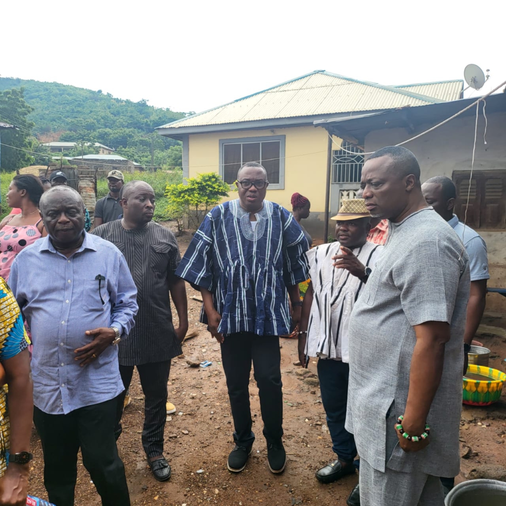 National leadership of NDC visits Lower Manya/Yilo Krobo in wake of recent impasse with ECG