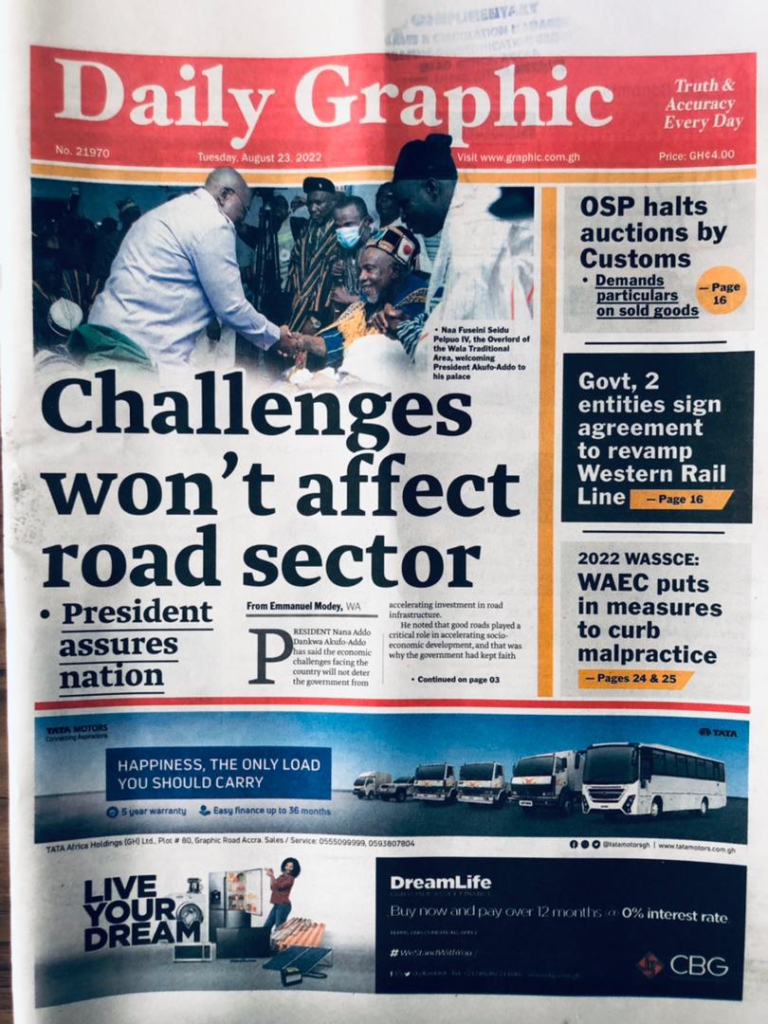 Today's front pages: Tuesday, August 23, 2022 Today's front pages: Tuesday, August 23, 2022