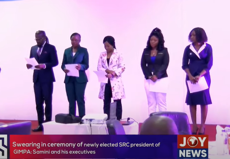 Samini officially sworn in as GIMPA SRC President