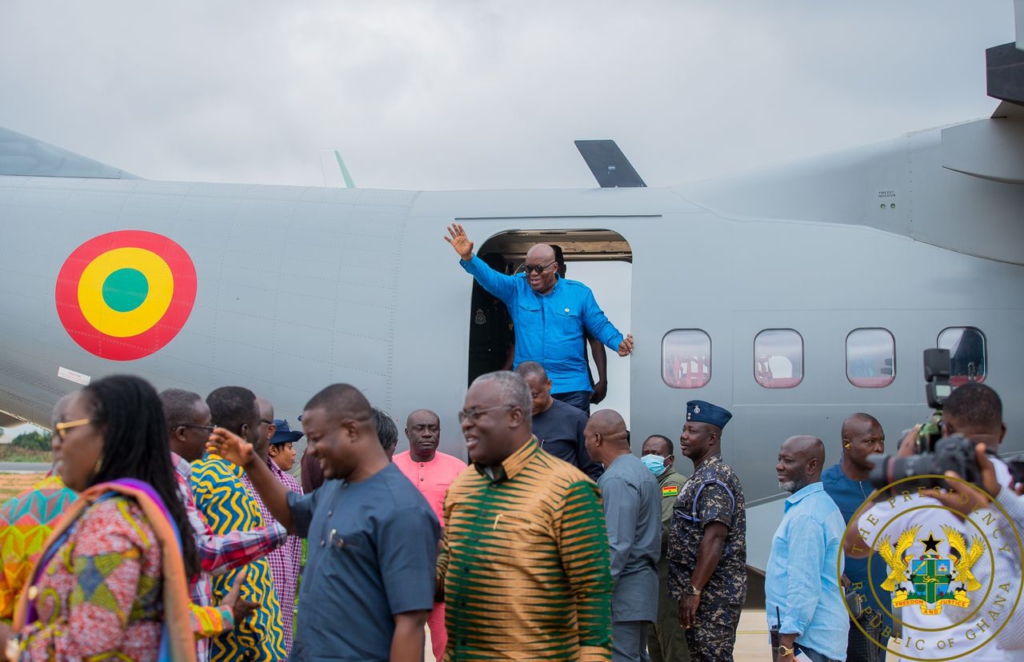 Akufo-Addo commissions rehabilitated Sunyani Airport