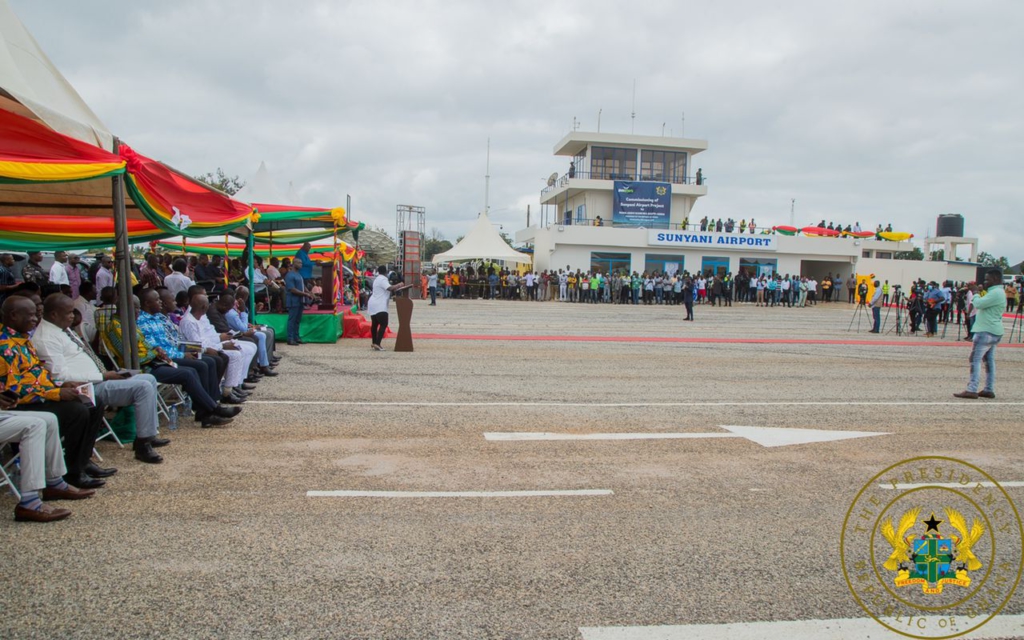 Akufo-Addo commissions rehabilitated Sunyani Airport