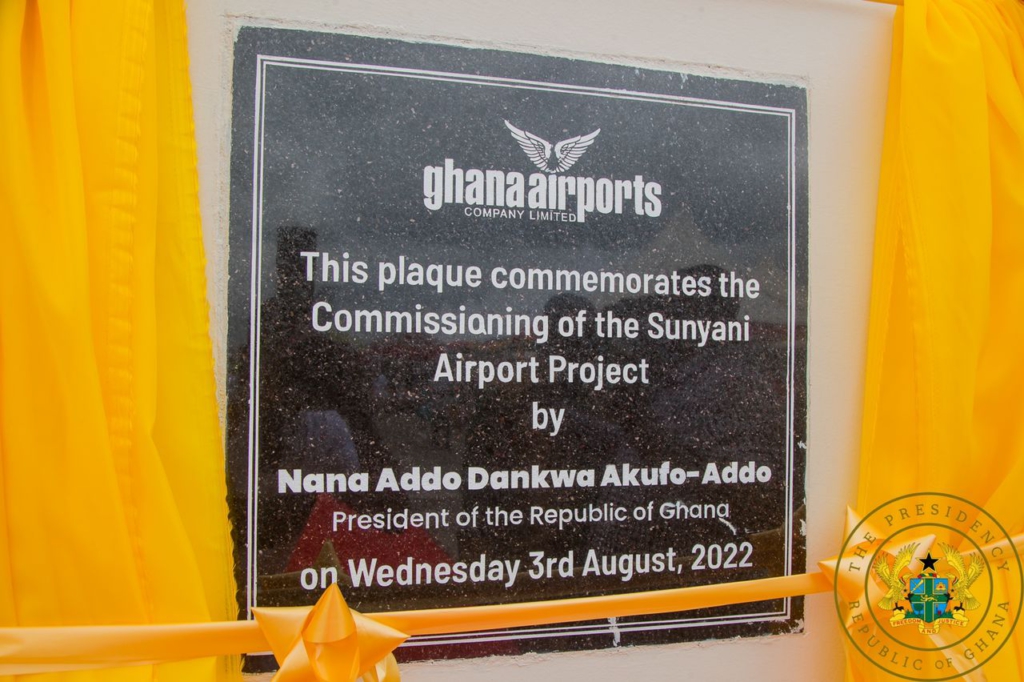 Akufo-Addo commissions rehabilitated Sunyani Airport