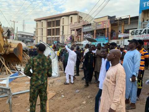 Death as building collapses in Nigeria’s Kano city