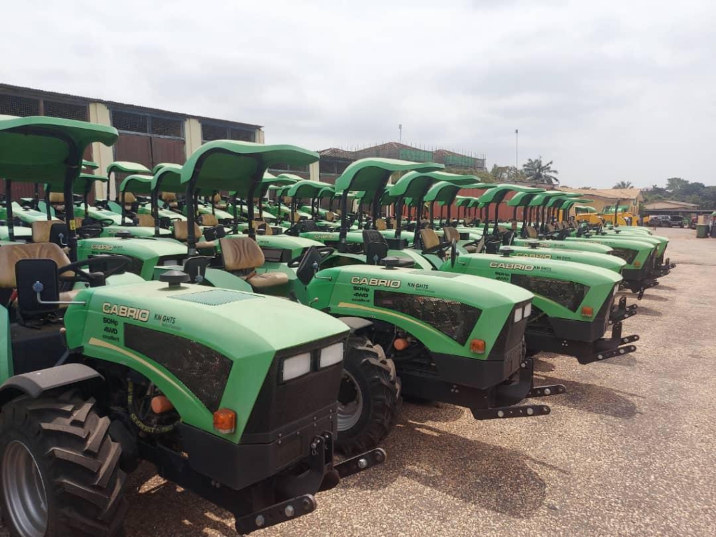 Government receives $30m worth of farm machinery from Brazilian government
