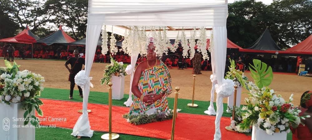 Mourners pay last respect to late Abesim Queenmother, Nana Yaa Pomaa