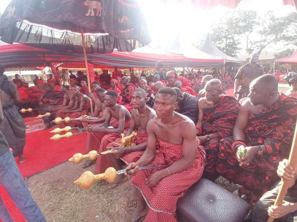 Mourners pay last respect to late Abesim Queenmother, Nana Yaa Pomaa