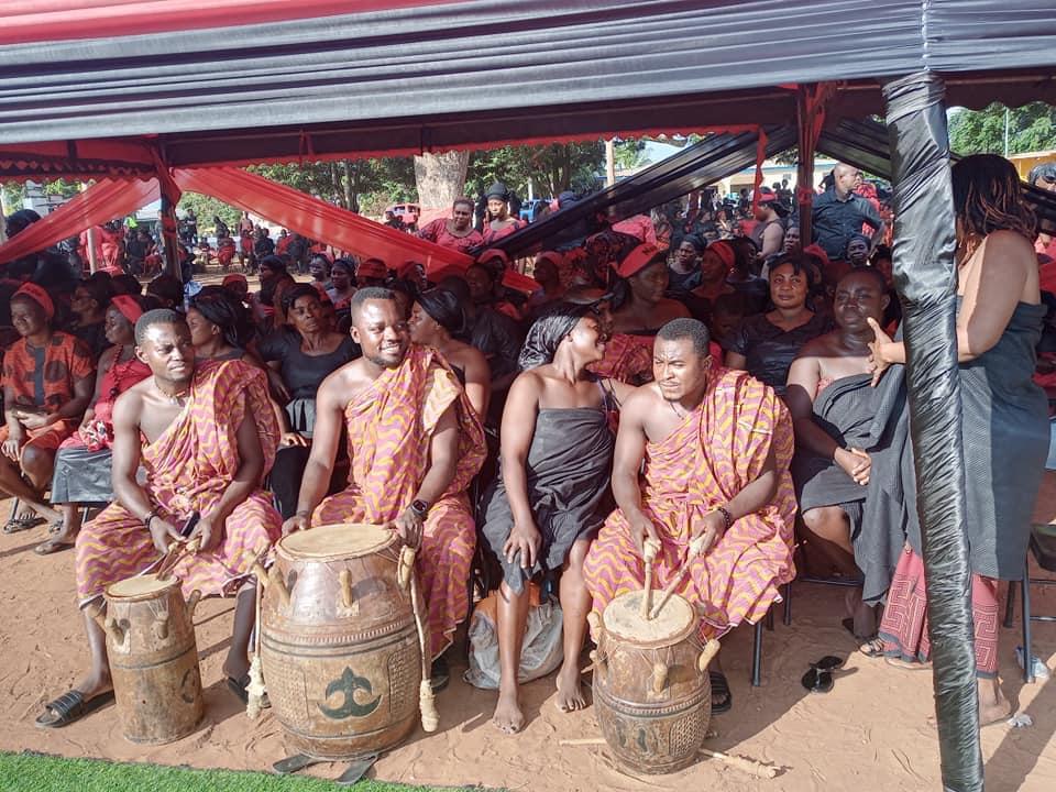 Mourners pay last respect to late Abesim Queenmother, Nana Yaa Pomaa