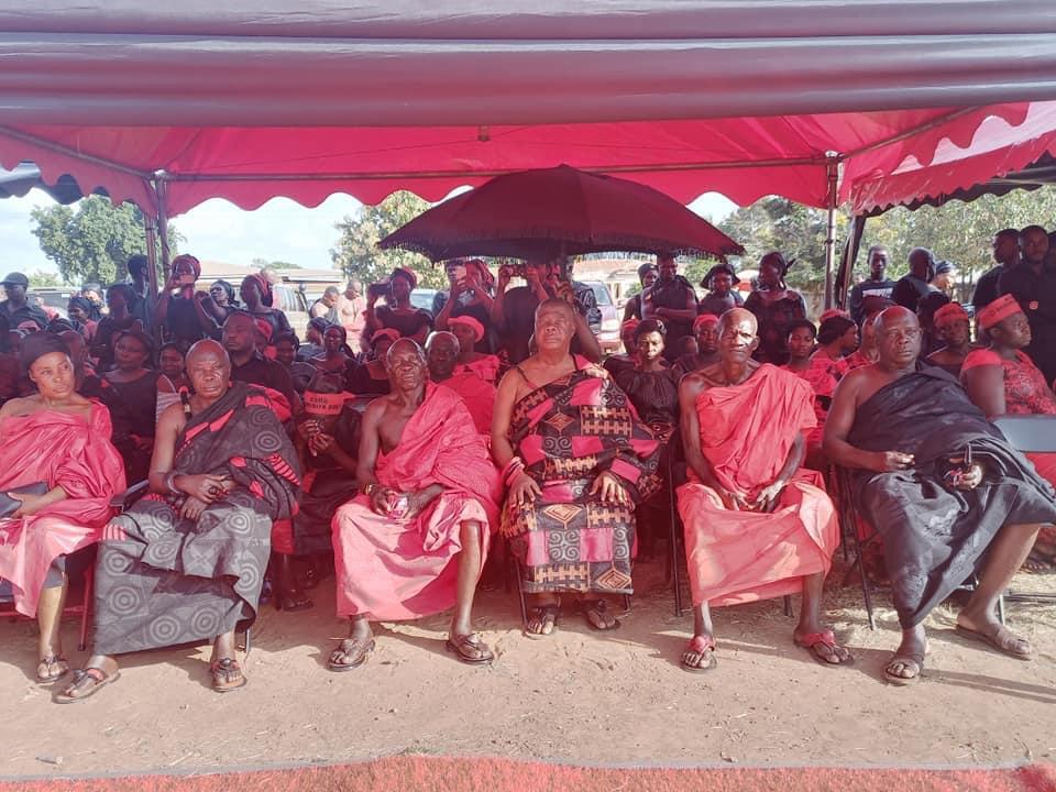 Mourners pay last respect to late Abesim Queenmother, Nana Yaa Pomaa