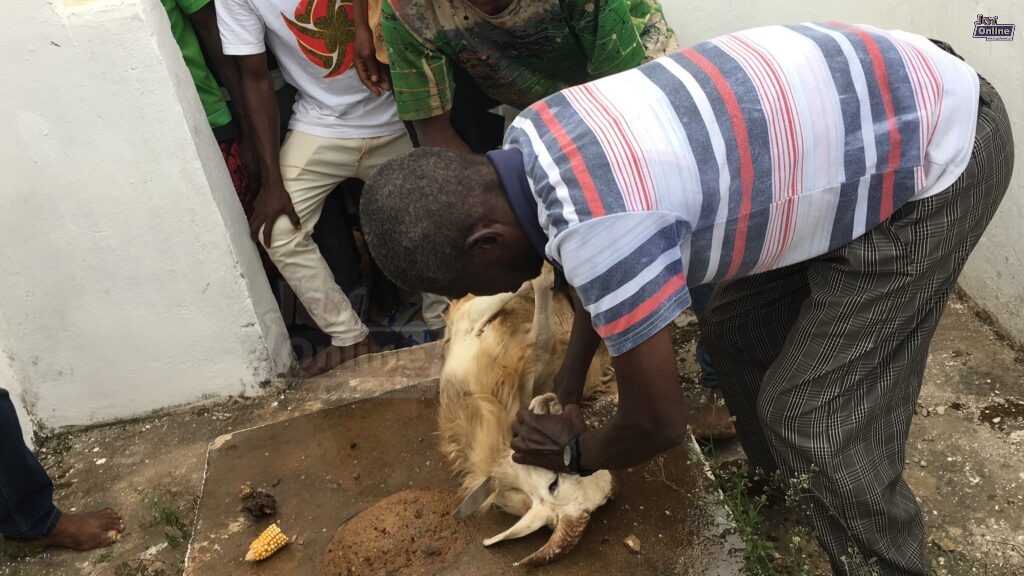 Chiefs perform rituals for father who slept with his 3 daughters in Assin South