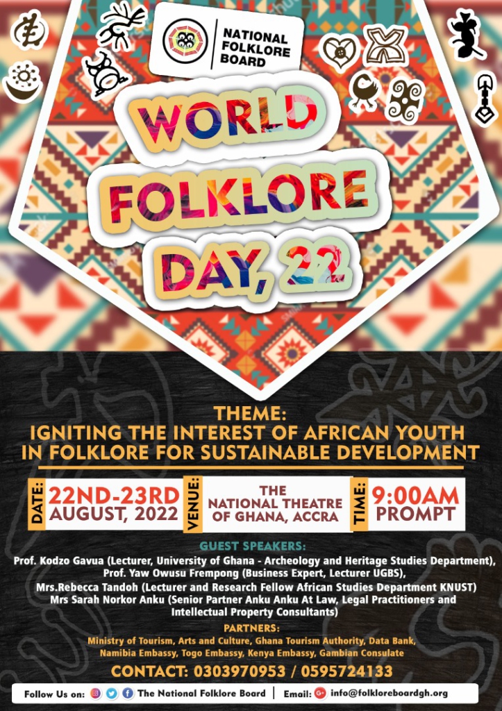Ghana to celebrate World Folklore Day 2022