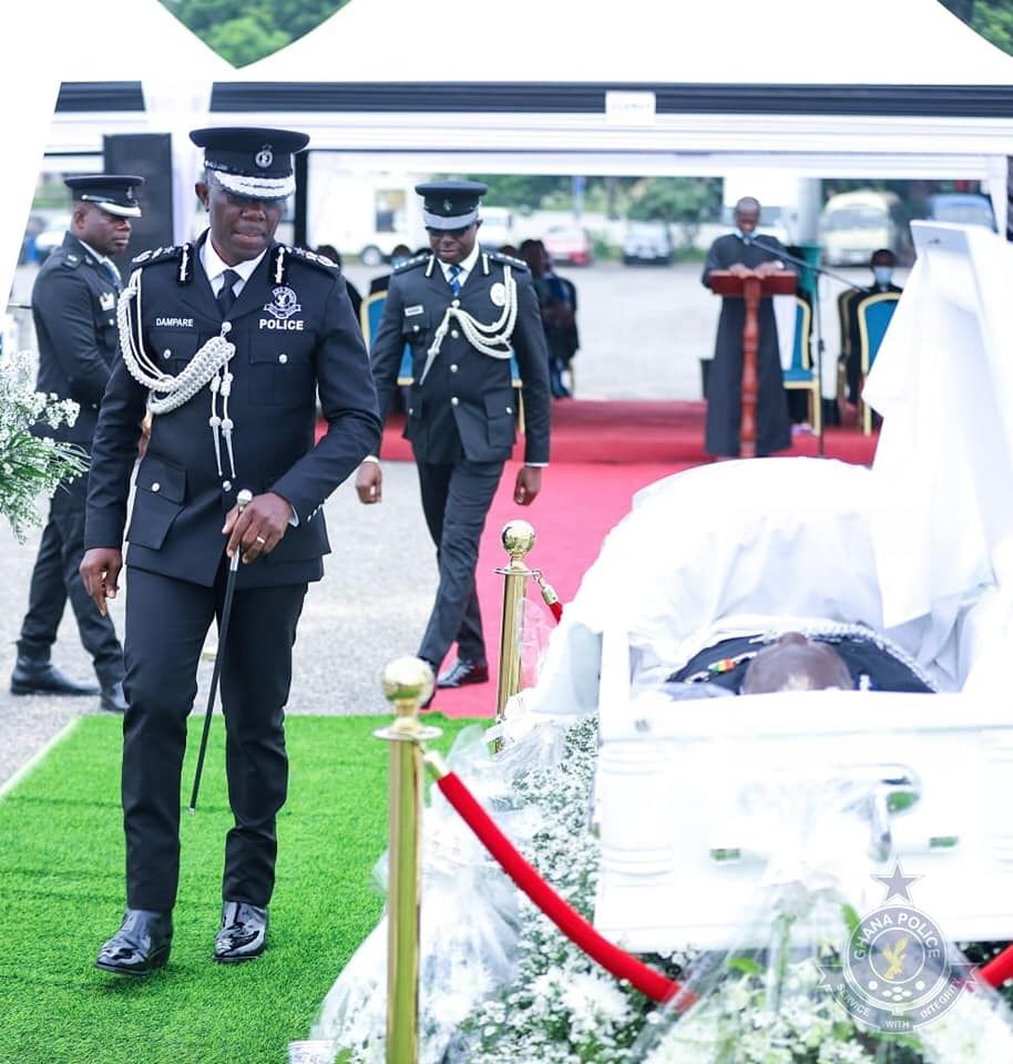 Former IGP Odartey Lamptey laid to rest