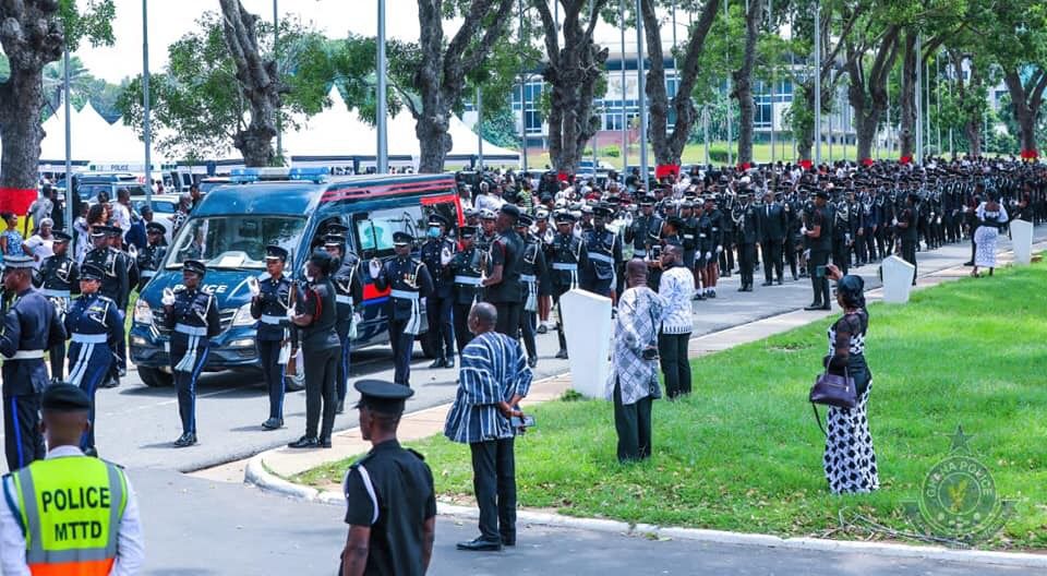 Former IGP Odartey Lamptey laid to rest