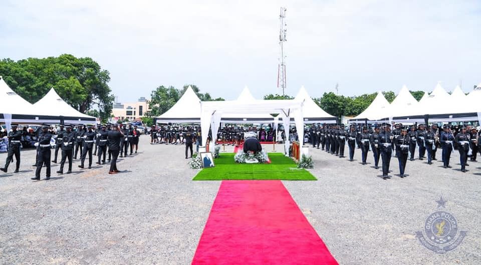 Former IGP Odartey Lamptey laid to rest