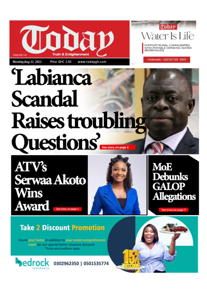 Today's frontpages: Monday, August 22, 2022