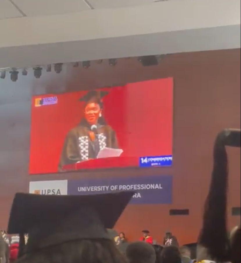 Becca bags Master's degree from UPSA as valedictorian Becca bags Master's degree from UPSA as valedictorian