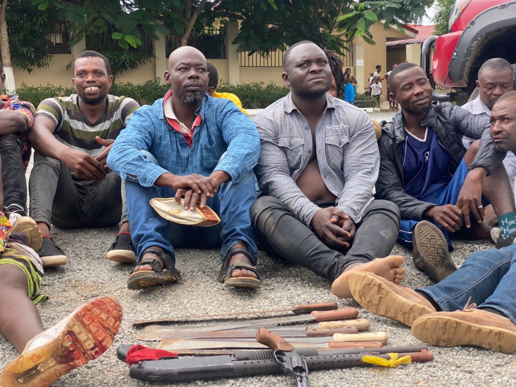 10 suspected land guards arrested in the Eastern Region