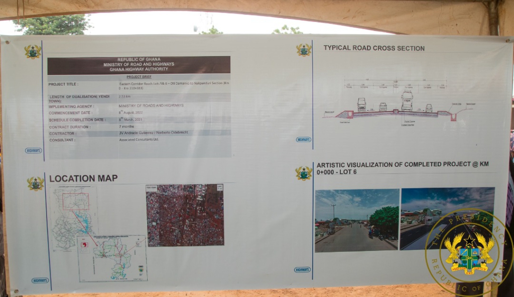 Akufo-Addo cuts sod for Yendi Road Dualisation Project