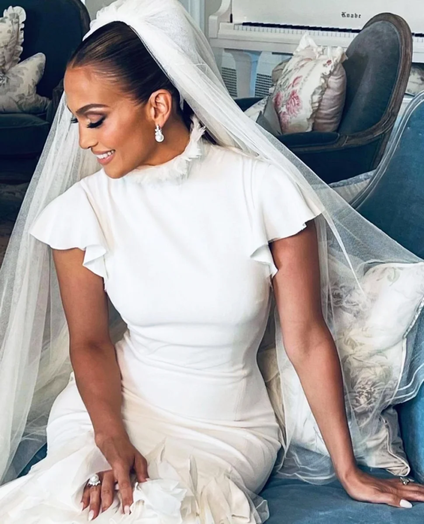 See Jennifer Lopez in her three unique wedding gowns