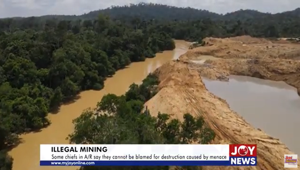 'Galamsey worsened because of you' - Ashanti chiefs call out politicians over illegal mining