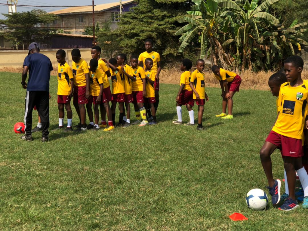 Green Sports Academy holds football clinic at Tema Community 22