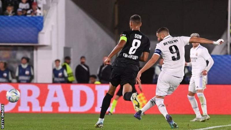 Super Cup: Real beat Eintracht Frankfurt as Karim Benzema reaches landmark