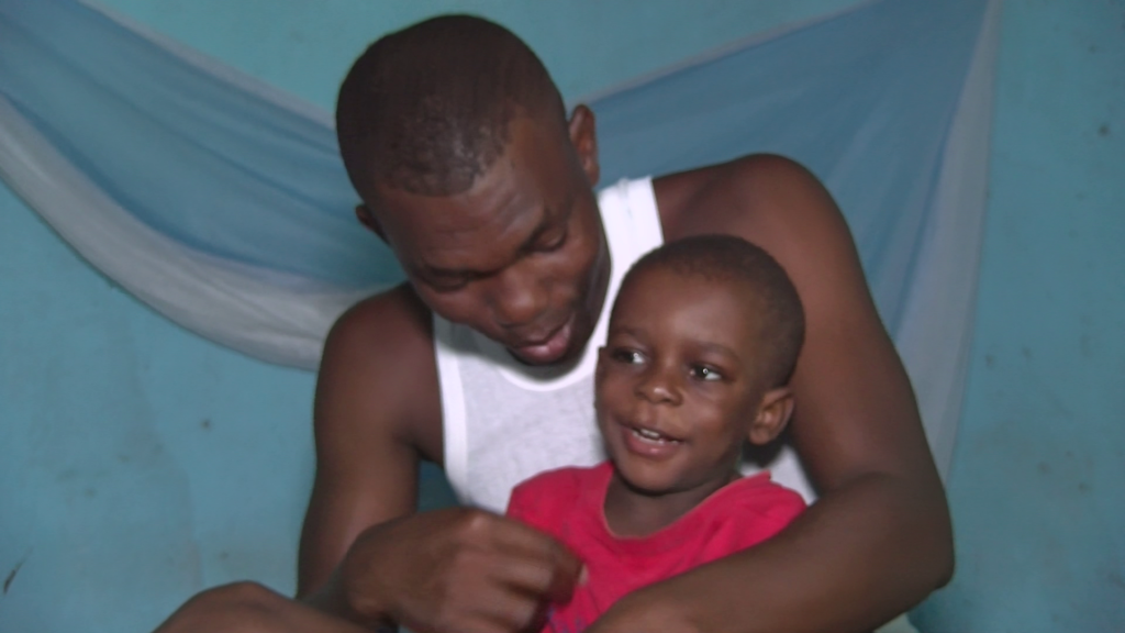 Single father caters for son with cerebral palsy after mother abandoned them
