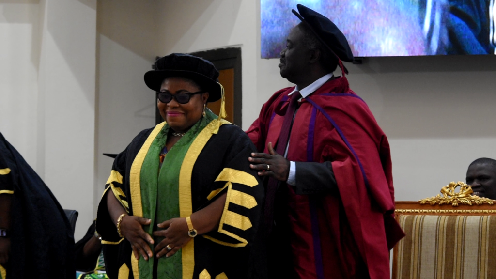 UHAS inducts Prof Lydia Aziato, Yaa Amankwaa Opuni as Vice-Chancellor and Registrar respectively 