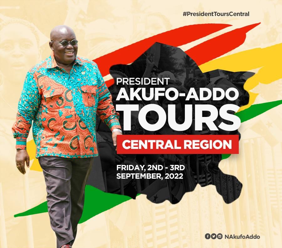 Akufo-Addo begins 2-day tour of Central Region today