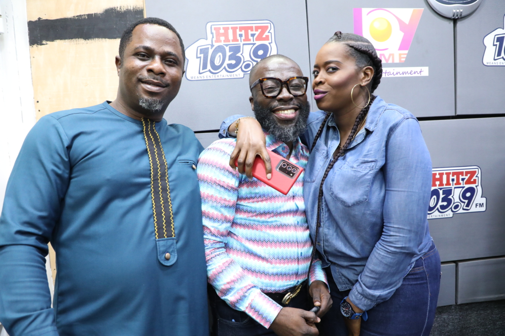 Photos: Hitz FM team surprises Andy Dosty on his birthday