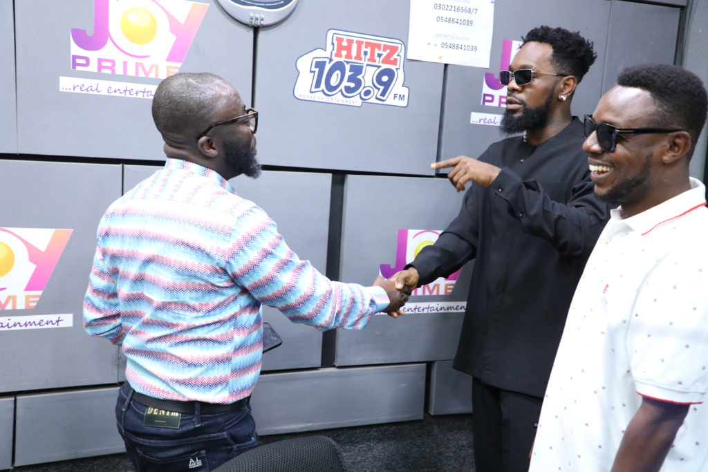 Photos: Hitz FM team surprises Andy Dosty on his birthday