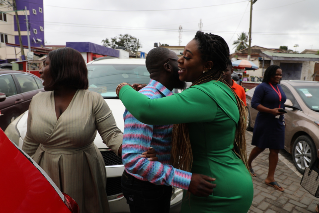 Photos: Hitz FM team surprises Andy Dosty on his birthday