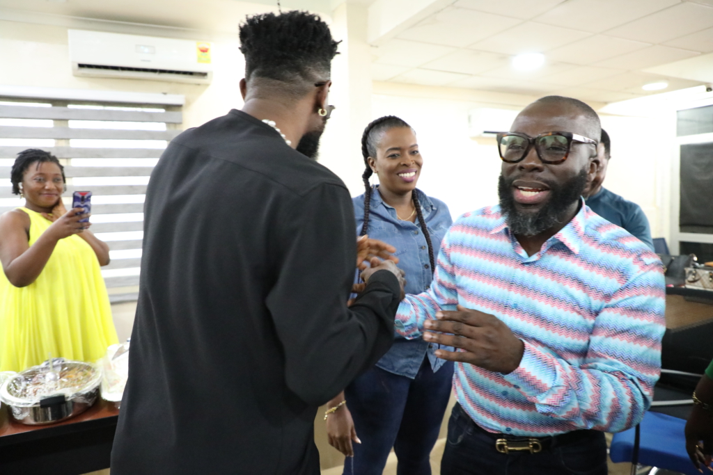 Photos: Hitz FM team surprises Andy Dosty on his birthday