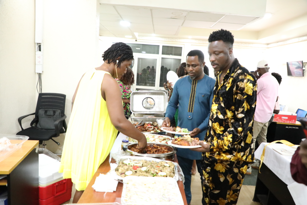 Photos: Hitz FM team surprises Andy Dosty on his birthday