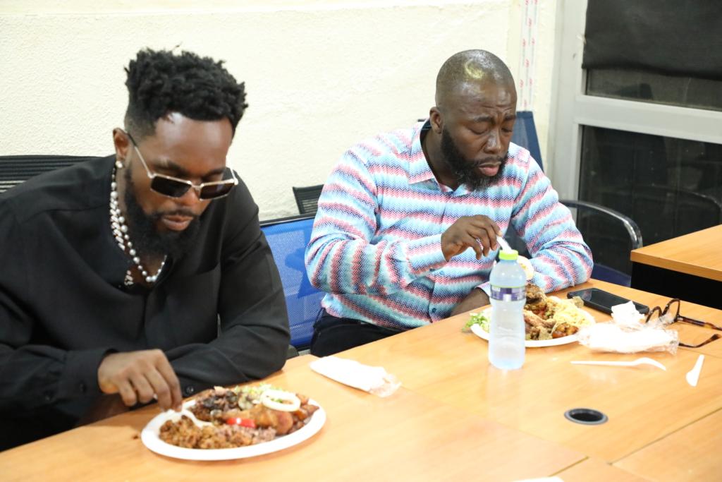 Photos: Hitz FM team surprises Andy Dosty on his birthday