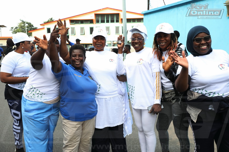 Vice president, Ga Mantse, others stretch at maiden National Fitness Day