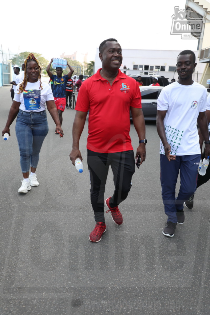 Vice president, Ga Mantse, others stretch at maiden National Fitness Day